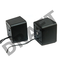 Колонки Dialog Colibri AC-02UP BLACK {акустические колонки 2.0, 5W RMS, питание от USB}