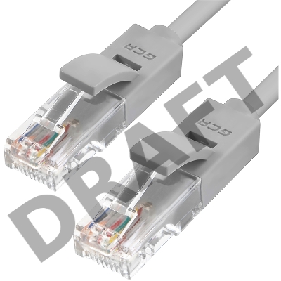 Патч-корд Greenconnect Патч-корд UTP прямой ethernet 10.0m кат.5е,  RJ45,  литой (Серый) (GCR-LNC03-10.0m)