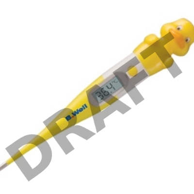 Термометр электронный B.Well WT-06 Flex желтый/белый