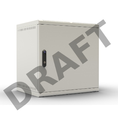 Шкаф телекоммуникационный настенный 9U (600  300) дверь металл