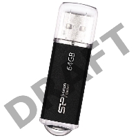 Флеш Диск Silicon Power USB Drive 64Gb Ultima II SP064GBUF2M01V1K {USB2.0, Black}