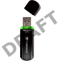 Флеш Диск Transcend 32Gb Jetflash 600 TS32GJF600 USB2.0 черный