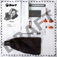 Рубанок Bort BFB-750X 750Вт 82мм 16500об/мин