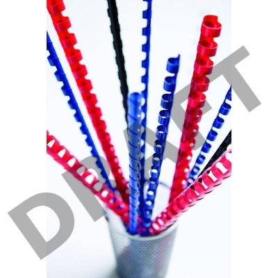 Пружины для переплета пластиковые Fellowes FS-53467 14мм синяя 100 шт.