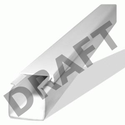 Кабель-канал 12х12 L2000 пластик ЭЛЕКОР ИЭК CKK10-012-012-1-K01