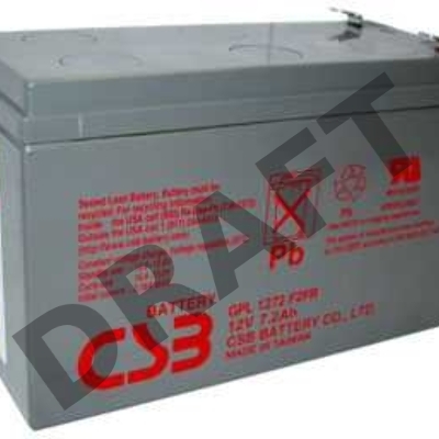 Батарея CSB GPL 1272 (12V, 7Ah F2) с увеличенным сроком службы