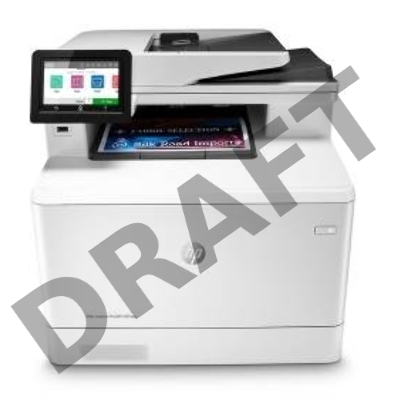 МФУ HP LaserJet Pro M479fdn, (W1A79A), принтер/сканер/копир/факс, A4 Duplex, Net, WiFi белый/черный