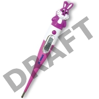 Термометр электронный B.Well WT-06 Flex красный/белый