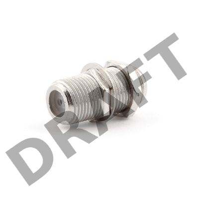 Соединитель Cablexpert APL-FF-01, F (мама) / F (мама) с гайкой и шайбой, блистер