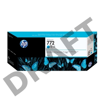 Картридж струйный HP №772 CN636A голубой для HP DJ Z5200 (300мл)