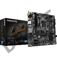Материнская плата Gigabyte B760M DS3H AX DDR4 Soc-1700 Intel B760 4xDDR4 mATX AC`97 8ch(7.1) 2.5Gg RAID+HDMI+DP