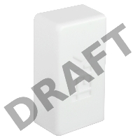 Заглушка КМЗ 100х60 ЭЛЕКОР (уп.2шт) ИЭК CKMP10D-Z-100-060-K01