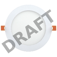 Светильник Iek LDVO0-1606-1-12-6500-K01 ДВО 1606 белый круг LED 12Вт 6500К IP20 {алюм. корпус, диам 170 мм}