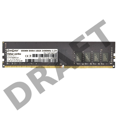 Модуль памяти ExeGate Value DIMM DDR4 16GB <PC4-19200> 2400MHz