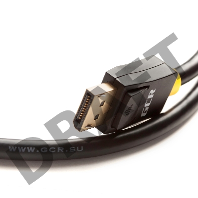 Кабель Greenconnect 7.0m DisplayPort v1.2, 20M/20M, черный, 28/28 AWG, 33-050582