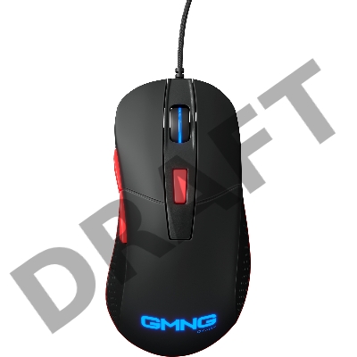 Мышь GMNG 720GM черный оптическая (3200dpi) USB для ноутбука (6but)