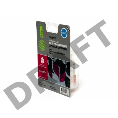 Картридж струйный Cactus CS-CD973 пурпурный для №920XL HP Officejet 6000/6500/7000/7500 (11ml)