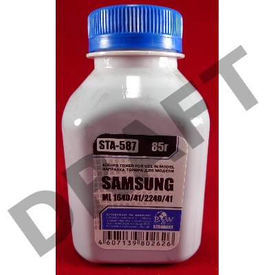 Тонер SAMSUNG ML-1640/41/1910/15/2240/41/SCX 4600/23 (фл, 85г) B&W Standart фас России