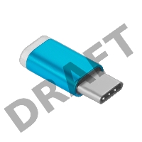 Greenconnect Переходник USB Type C на micro USB 2.0, M/F, Greenconnect, голубой, GCR-UC3U2MF-BL Greenconnect Переходник USB Type C на micro USB 2.0, M/F, Greenconnect, голубой, GCR-UC3U2MF-BL