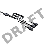 кабель питания вентилятора Cooler Master Addressable RGB 1-to-3 Splitter Cable
