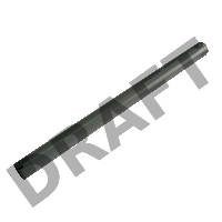 Тефлоновый вал Cet CET4305 для Xerox WC Pro 123/128/133 WC 5325/5330/5335