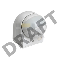 Детектор движения ДД 010 1100Вт угол. обз. 180град. IP44 бел. ИЭК LDD10-010-1100-001