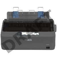 Принтер матричный Epson LX-350 (C11CC24031 ) A4 USB черный