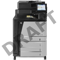 МФУ HP Color LaserJet Enterprise Flow M880z, цветной лазерный принтер/сканер/копир/факс A3+, 46 ppm, 1200dpi,1,5Gb,5trays100+4*500 ,Duplex,ADF200,Enc.HDD320Gb,PS,USB/GigEth/FIH/HI P,JetLink,LCD8i,KensLock,1y warr, замена CE664A CM6030, CE665A CM6030f, Q39