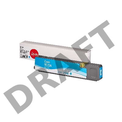 Струйный картридж Sakura F6T77AE (№913A Cyan) для HP, голубой, 55 мл., 3000 к.