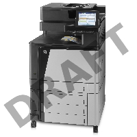 МФУ HP Color LaserJet Enterprise Flow M880z, цветной лазерный принтер/сканер/копир/факс A3+, 46 ppm, 1200dpi,1,5Gb,5trays100+4*500 ,Duplex,ADF200,Enc.HDD320Gb,PS,USB/GigEth/FIH/HI P,JetLink,LCD8i,KensLock,1y warr, замена CE664A CM6030, CE665A CM6030f, Q39