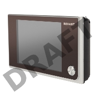 Видеоглазок дверной REXANT (DV-114) с цветным LCD-дисплеем 3.5