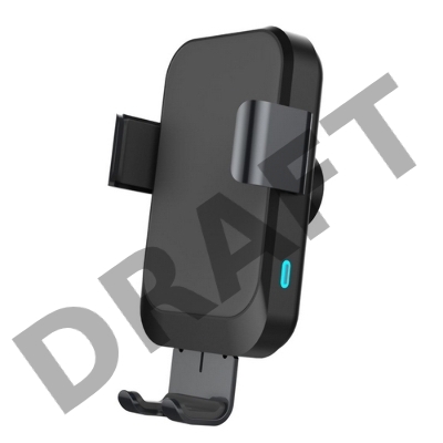 Автомобильная беспроводная зарядка-держатель с QC (ACD-W15QI-V1B) 15Вт, , 5В/2А~12В/1,5А RTL {20}