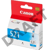 Картридж струйный CLI-521C (2934B004) для Canon Pixma iP3600, 4600, MP540 ,MP620, MP630, MP980, голубой, 535стр.