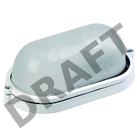 Светильник НПП 1401 60Вт E27 IP54 бел. овал ИЭК LNPP0-1401-1-060-K01