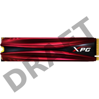 Накопитель SSD M.2 ADATA 256Gb XPG S11 Pro <AGAMMIXS11P-256GT-C> (PCI-E 3.0 x4, up to 3500/1200Mbs, 290000 IOPs, 3D TLC, NVMe 1.3, 22x80mm, радиатор)