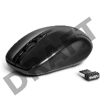Мышь SVEN RX-305 Wireless черная  (RTL) USB 3btn+Roll