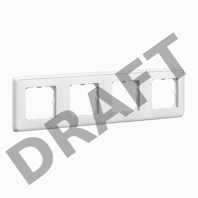 Рамка Рамка 4 поста белая