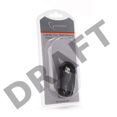 Кабель Gembird/Cablexpert CC-USB-SG1M Кабель USB t  AM/Samsung, для Samsung Galaxy Tab/Note, 1м, черный, блистер