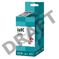 Лампа светодиодная ECO A60 20Вт грушевидная 230В 4000К E27 ИЭК LLE-A60-20-230-40-E27