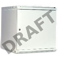 Шкаф телекоммуникационный настенный разборный 18U (600х520) дверь металл, [ ШРН-Э-18.500.1 ]