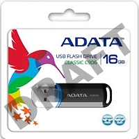 Флэш Диск ADATA Flash Drive 16Gb С906 AC906-16G-RBK {USB2.0, Black}