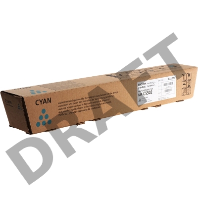Тонер-картридж Ricoh 841758/842023 тип MPC5502E, голубой для Aficio MP C4502/C5502 22500стр.