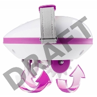 Массажер Medisana AC 850 белый/розовый