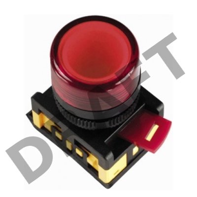 Арматура светосигнальная AL-22TE красн. цил. ИЭК BLS30-ALTE-K04