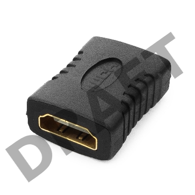Переходник Gembird Переходник HDMI-HDMI  19F/19F, золотые разъемы, пакет A-HDMI-FF