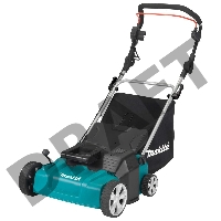 Газонокосилки Makita UV3600 Скарификатор,{1800Вт,36см,3700об\мин,4уров(-10+5мм),40л,нож-фреза,15.3кг,кор}