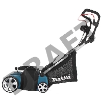 Газонокосилки Makita UV3600 Скарификатор,{1800Вт,36см,3700об\мин,4уров(-10+5мм),40л,нож-фреза,15.3кг,кор}