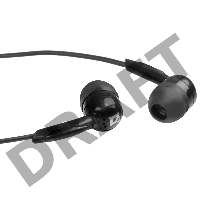 Наушники Defender вставки Basic 604 черный 63604