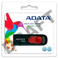 Флеш Диск ADATA Flash Drive 32Gb С008 AC008-32G-RKD {USB2.0, Black-Red}