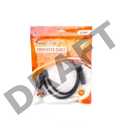 Кабель соединительный DP-DP 1.2V 4K@60Hz  1м TELECOM PRO <CG720-1M>